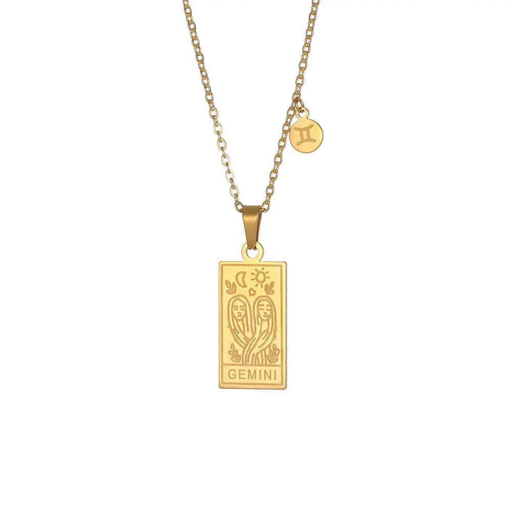 Zodiac Pendant in Stainless Steel 18K Gold Plated Yiwu Jinyou VIMI