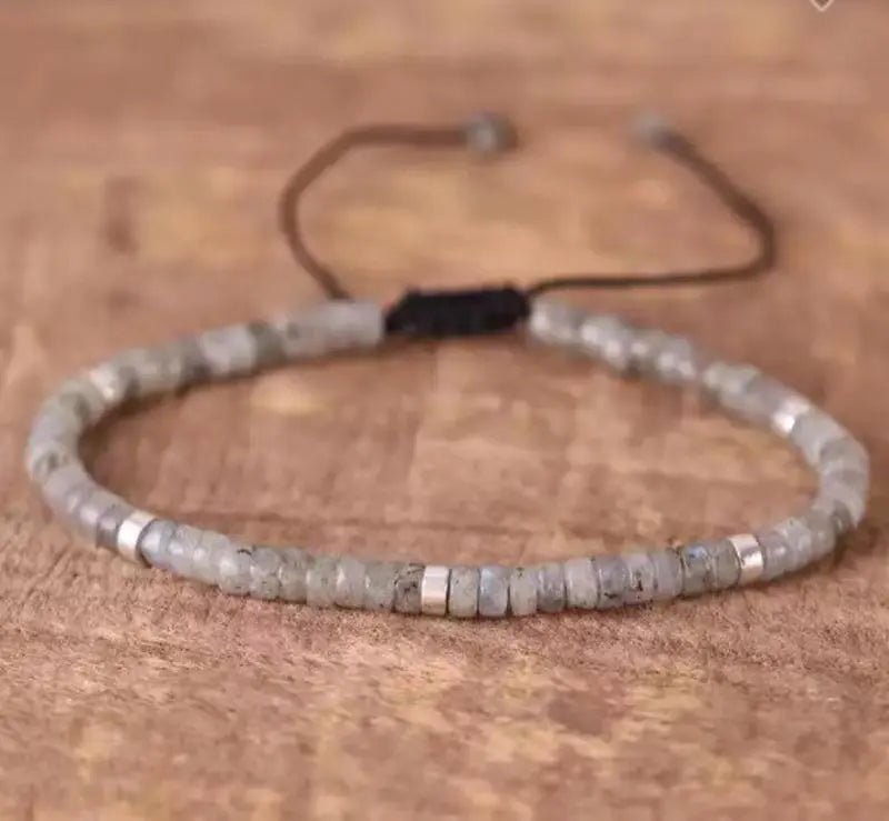 Labradorite Braided Bracelet for Transformation & Spiritual growth Yiwu Shanmei Jane