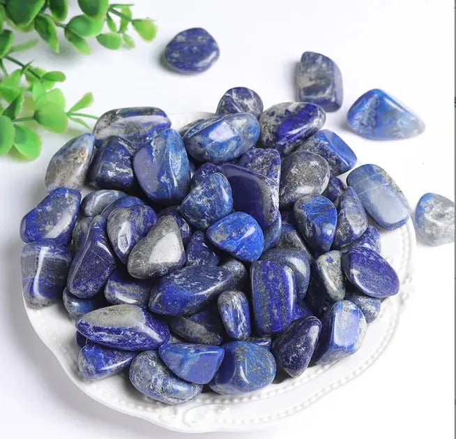 Lapis Lazuli Tumbled Stones (Set of 4) Yiwu Shanmei Jane