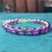 Amethyst Adjustable Bracelet for Healing & Spiritual Awareness Yiwu Shanmei Jane