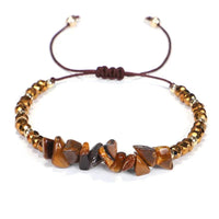 Tiger Eye Adjustable Chip Bracelet for Protection Yiwu Shanmei Jane