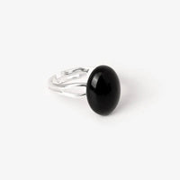 Black Obsidian Adjustable Ring for Self Growth & Protection Yiwu Shanmei Jane