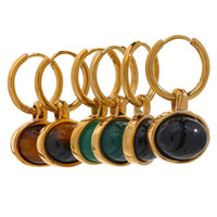 Green Agate (Aqeek) Earrings for Growth & Prosperity Yiwu Jinyou VIMI