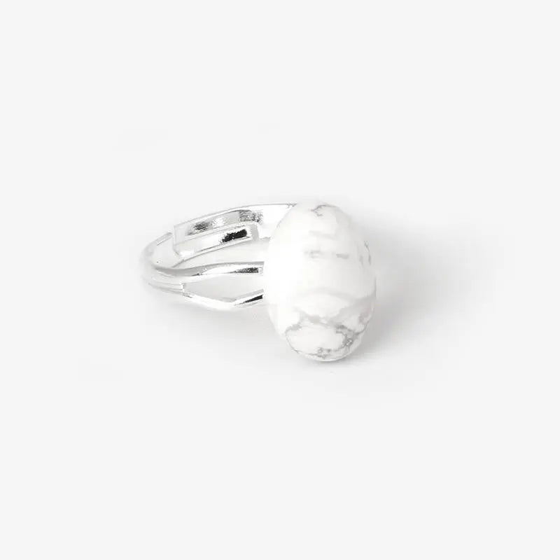 Howlite Adjustable Ring for Memory & Knowlege Yiwu Shanmei Jane