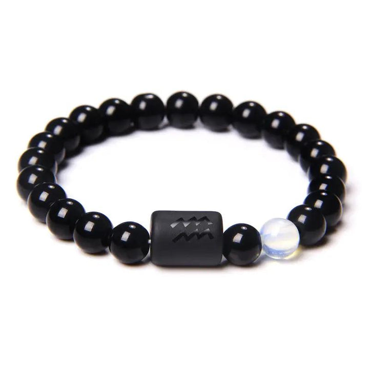Zodiac Bracelet in Black Onyx  by Raw Spiritual