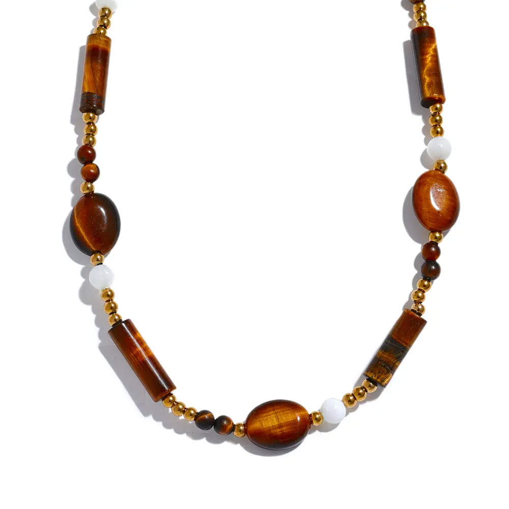 Tiger Eye Necklace for Protection & Courage Yiwu Jinyou VIMI