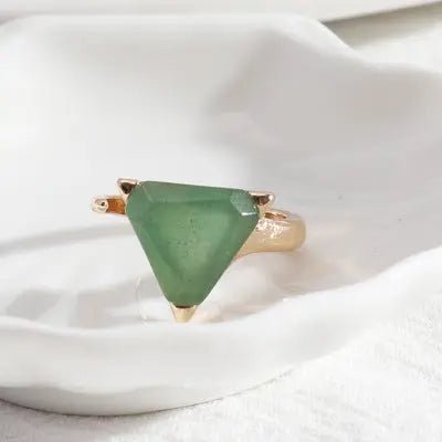 Aventurine Ring for Abundance & Luck Yiwu Shanmei Jane