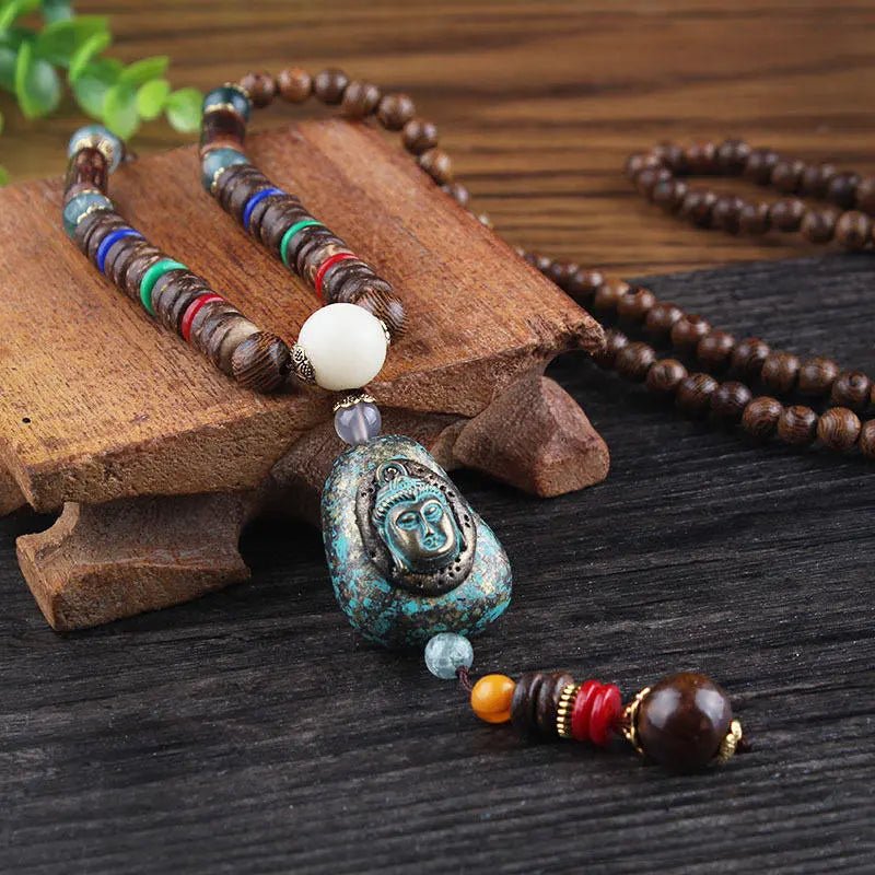 Vintage Wooden 108 Beads Rosary for Protection Yiwu Shanmei Jane