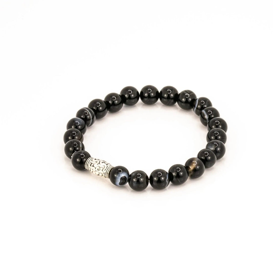 Black Onyx for stress relief, protection & strength. Zodiac: Leo, Capricorn, Scorpio Yiwu Shanmei Jane