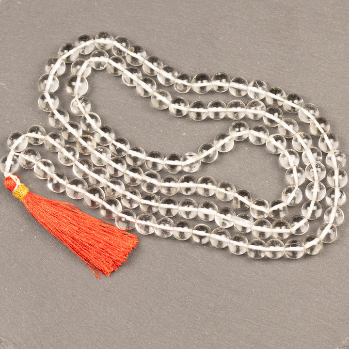 Sphatik Mala 108 beads Om Rudraksha Haridwar