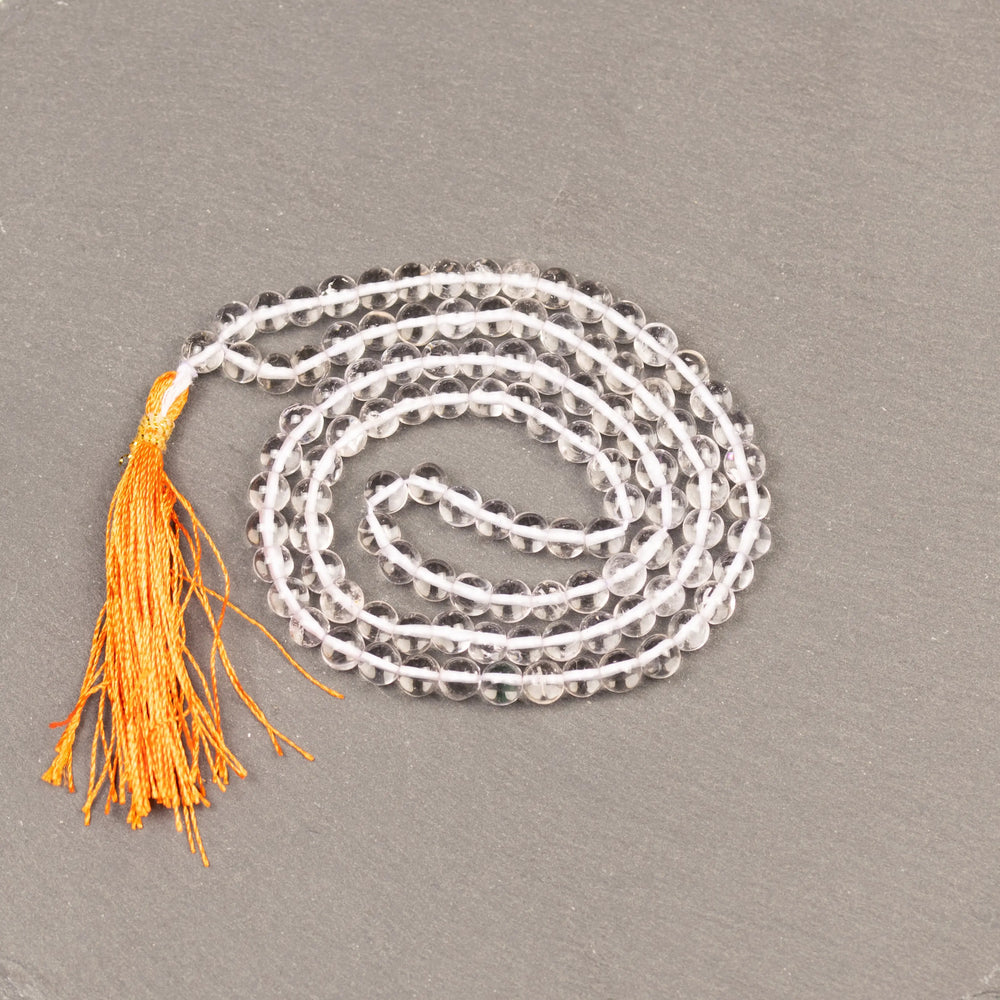 Sphatik Mala 108 beads Om Rudraksha Haridwar