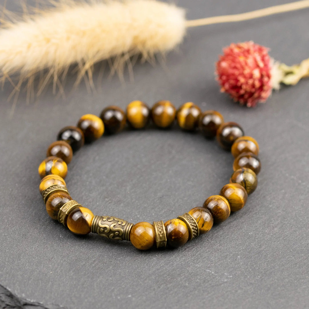 Tiger Eye Bracelet for strength and courage Yiwu Shanmei Jane
