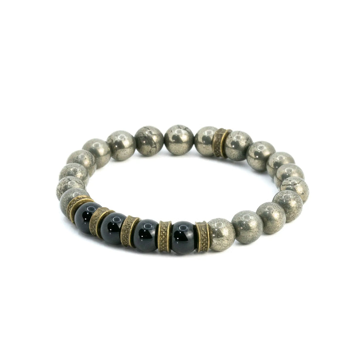 Pyrite and Onyx Bracelet Yiwu Shanmei Jane