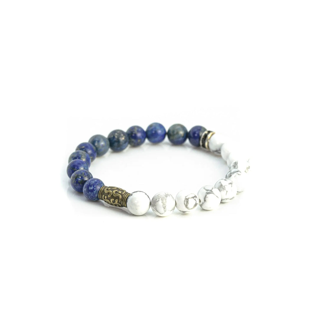 Lapis Lazuli & Howlite for creativity, wisdom, clarity, self-awareness Yiwu Shanmei Jane
