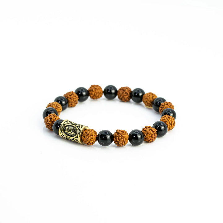 Rudraksh and Black Onyx bracelet for success Yiwu Shanmei Jane