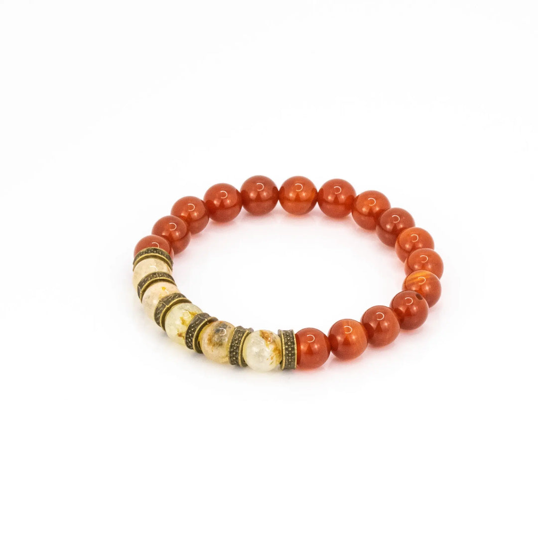 Red Carnelian & Citrine for Success, Passion and Motivation: Aries, Leo, Scorpio, Gemini Yiwu Shanmei Jane