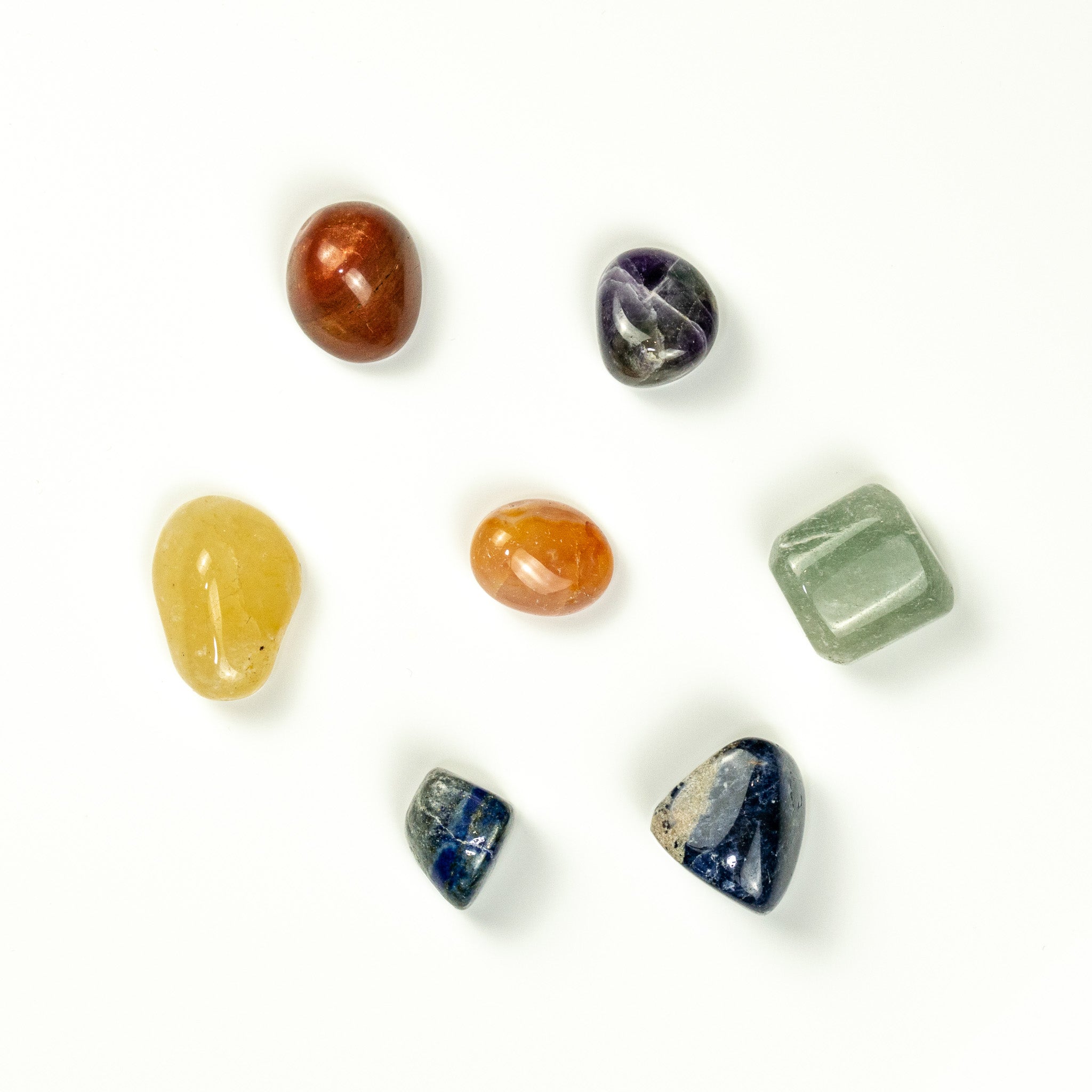 7 Chakra Tumble Stones for Chakra Balancing